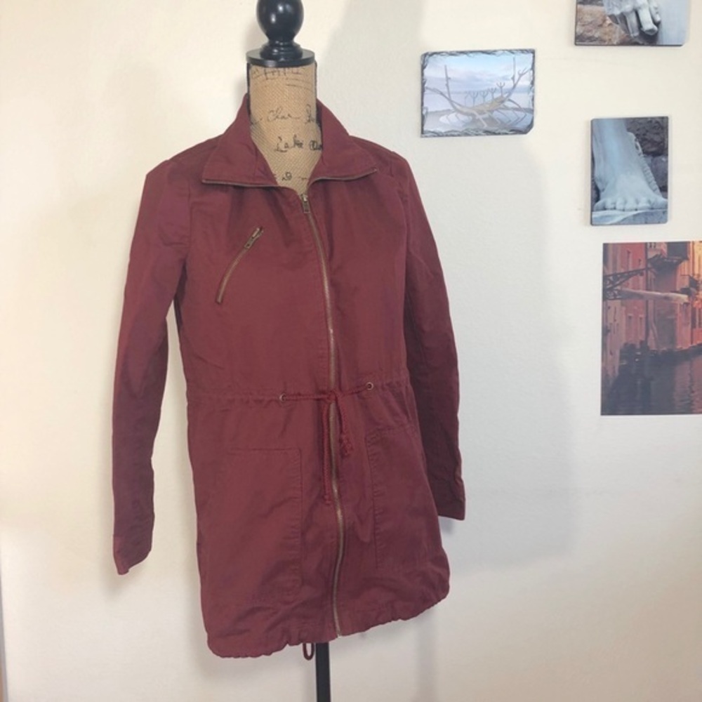 Forever 21 rust cotton Anorak jacket, Sz. S